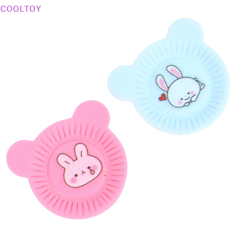 Set 10 Đĩa Ăn Tối Hình Thỏ Dễ Thương Cho Nhà Búp Bê