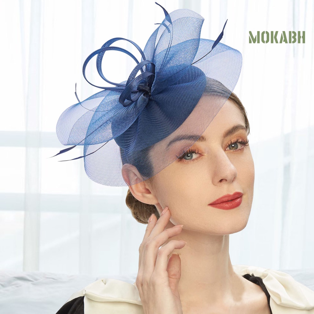 [Mokabh] Cài Tóc Đính Nơ Nhiều Màu Sắc Bắt Mắt Ngọt Ngào Phù Hợp Với Đám Cưới Cho Nữ