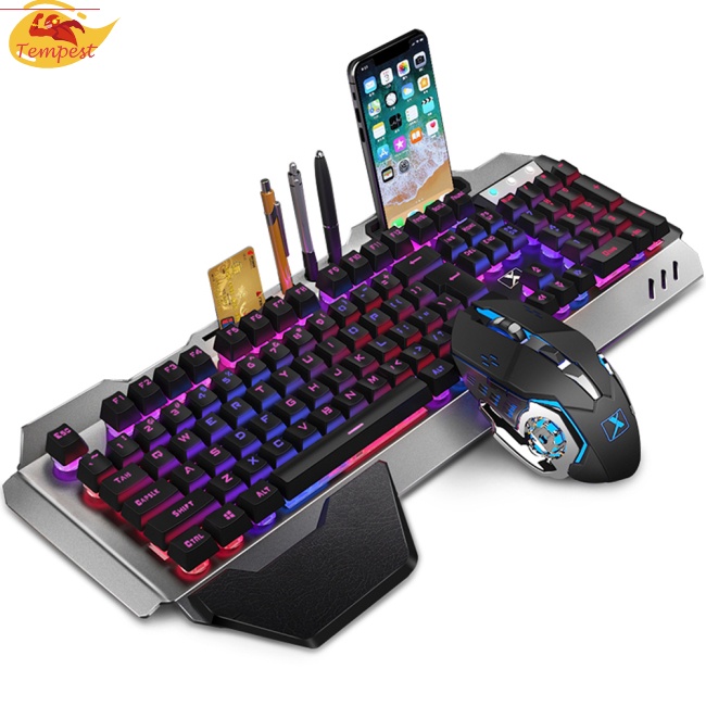 Bộ Bàn Phím Và Chuột Không Dây TE K680 Chống Thấm Nước Có Đèn Nền Rgb Chuyên Dụng Chơi Game