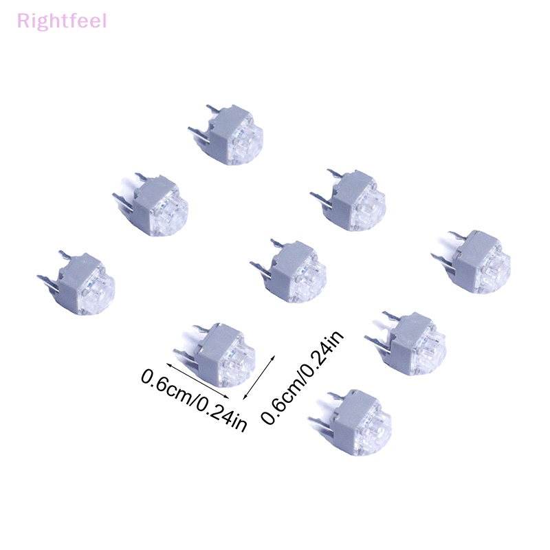 Set 10 Công Tắc Micro Hình Vuông 6 * 6mm Không Ồn Tiện Dụng