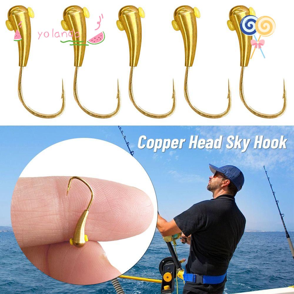 Bộ 5 Móc Câu Cá Đầu Chì Chất Lượng Cao