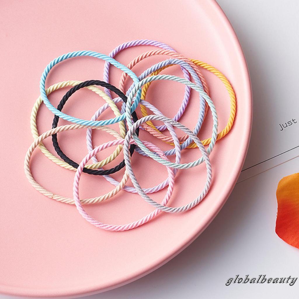 Dây Buộc Tóc Co Giãn Màu Sắc Thời Trang Cho Nữ