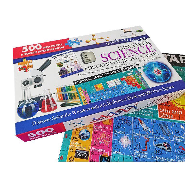 Wonders Of Learning: Discover Science Educational Jigsaw & Book