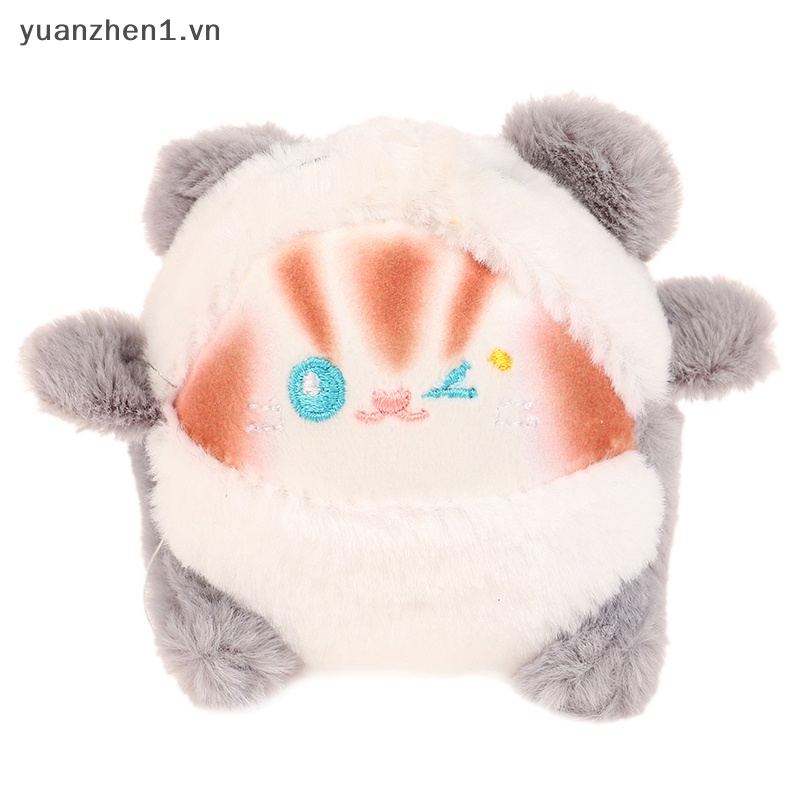 Móc Khóa Hình Mèo Nhồi Bông Mềm Mại Đáng Yêu