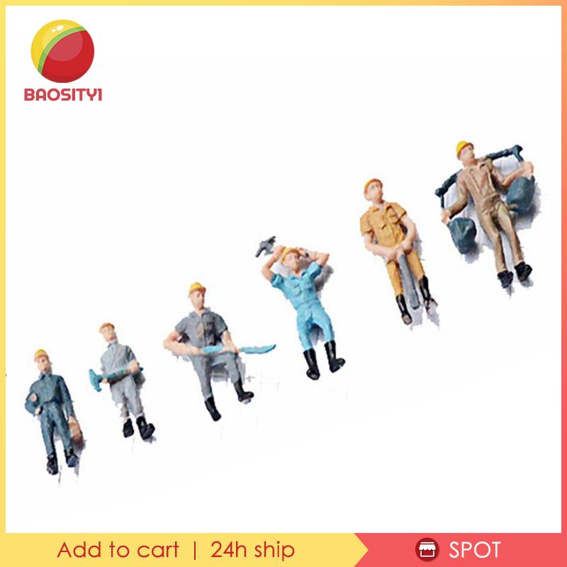[Baosity1] Set 10 Mô Hình Đồ Chơi Công Nhân Đường Ray Xe Lửa Thu Nhỏ 1 / 43