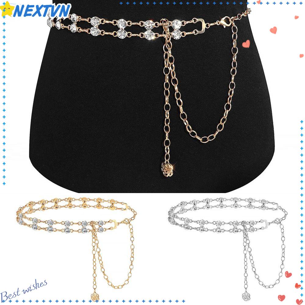 Thắt Lưng Dây Xích Kim Loại Thời Trang Cá Tính|Đai Nịt Bụng Định Hình Cơ Thể Tiện Dụng