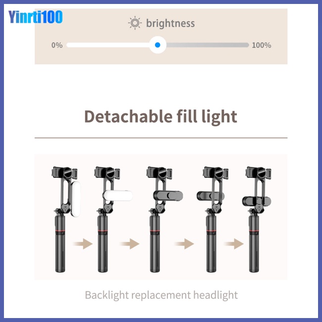 Gậy Chụp Ảnh Tự Sướng Yinrti L15 Kết Nối Bluetooth Điều Khiển Từ Xa Đa Năng
