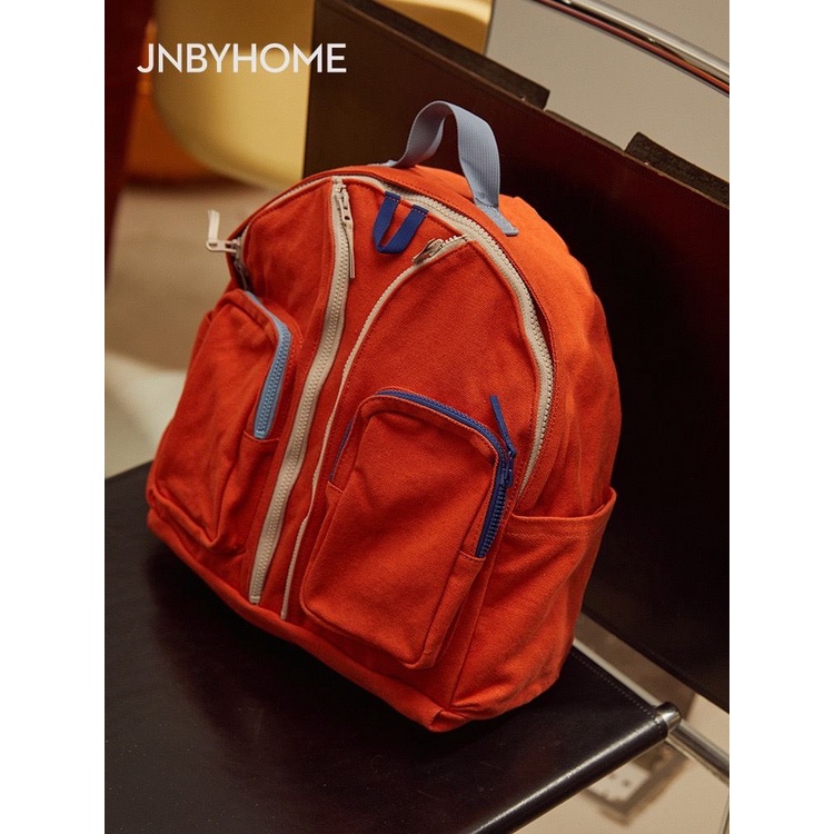 Jnbyhome Jiangnan Ba Lô Đi Học Màu Tương Phản Thời Trang Cao Cấp Giản Dị Hình Nấm