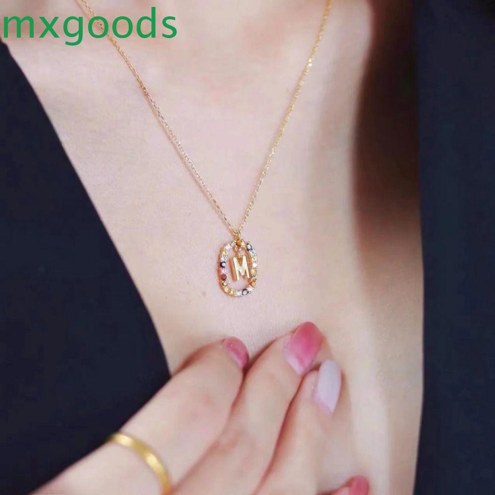 Vòng Cổ Choker Mặt 26 Chữ Cái Thanh Lịch Cho Nữ