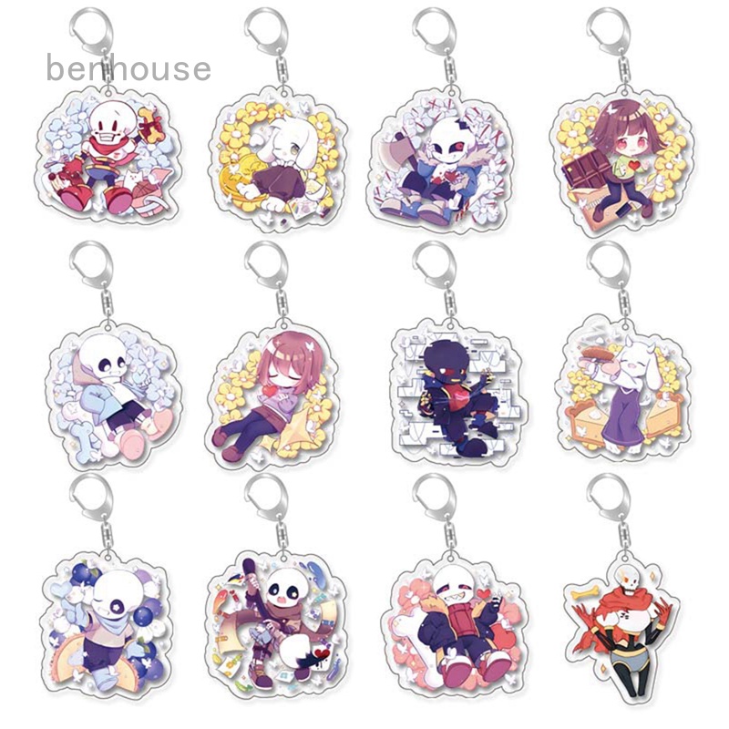 Móc Khóa Hoạt Hình Undertale Chất Liệu Acrylic