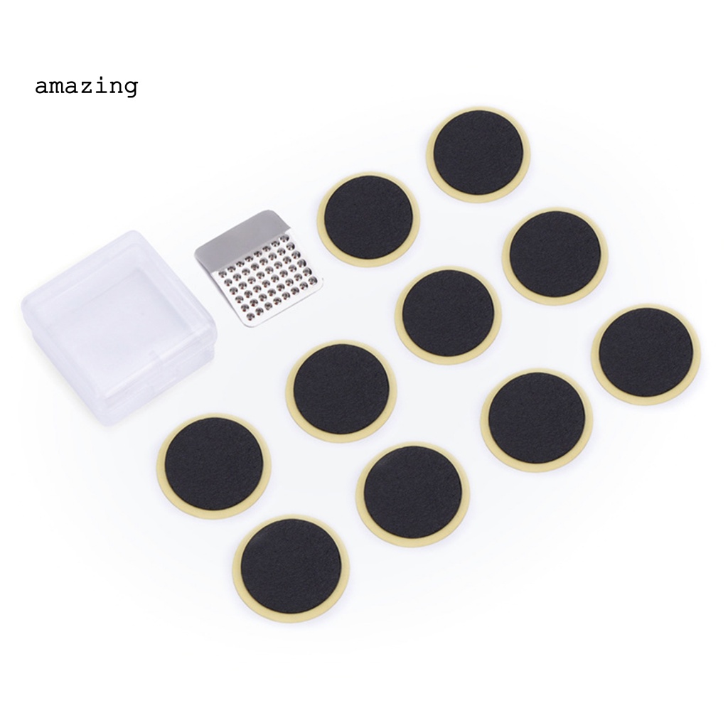 Set 10 Miếng Vá Lốp Xe Đạp Không Keo Tiện Lợi