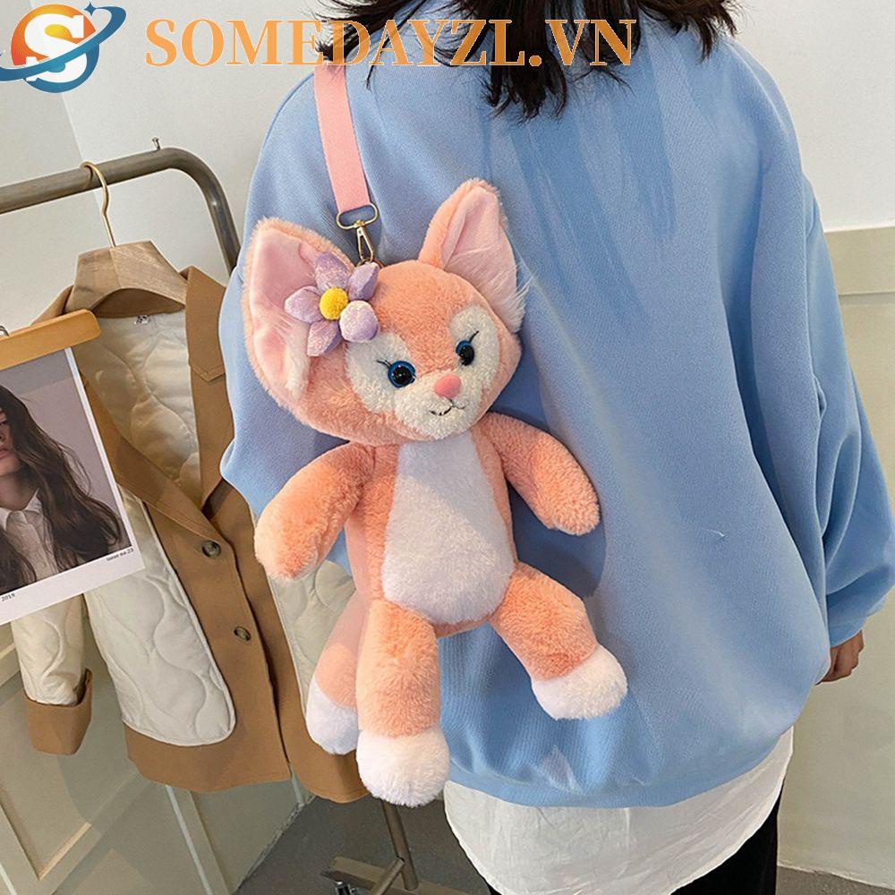 Túi Đeo Vai Vải Bông Lina Bell Dễ Thương Dành Cho Nữ Sinh