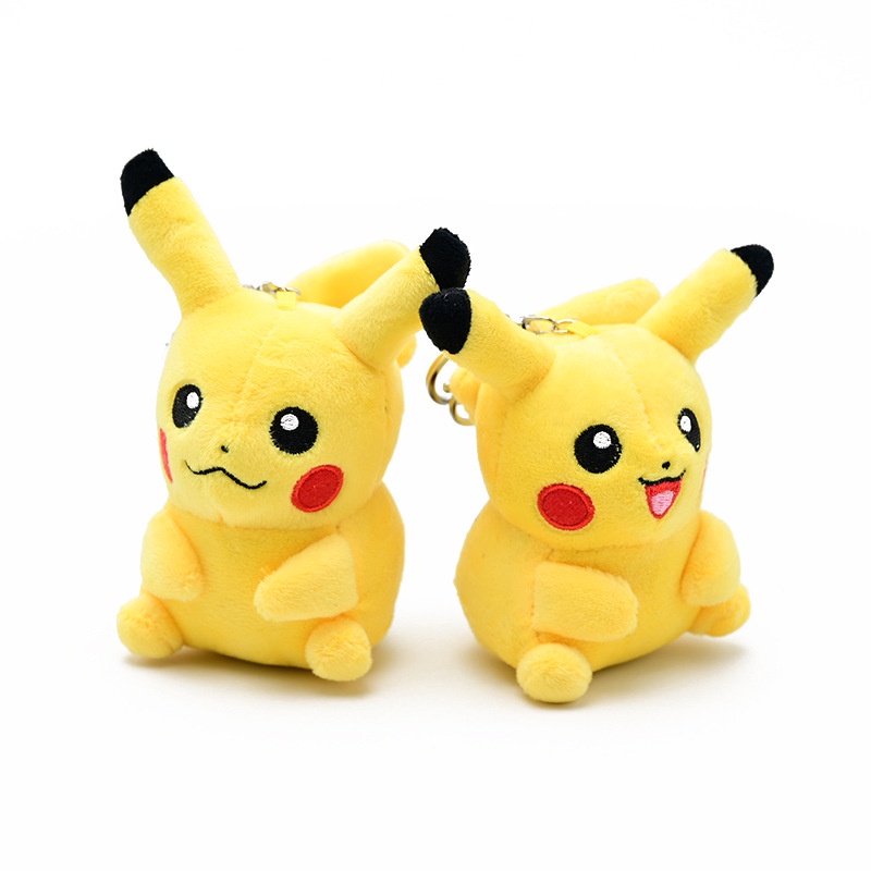 Móc Khóa Hình Pikachu Nhồi Bông Dễ Thương