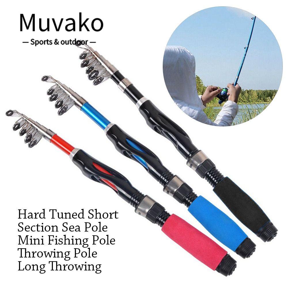 MUVAKO Cần Câu Cá Siêu Nhẹ Gấp Gọn Tiện Dụng 1.1 / 1.3 / 1.5M