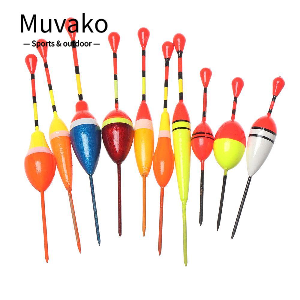 MUVAKO Bộ 2 Phao Nổi Câu Cá Bằng Hợp Kim Nhôm Nhiều Kích Cỡ