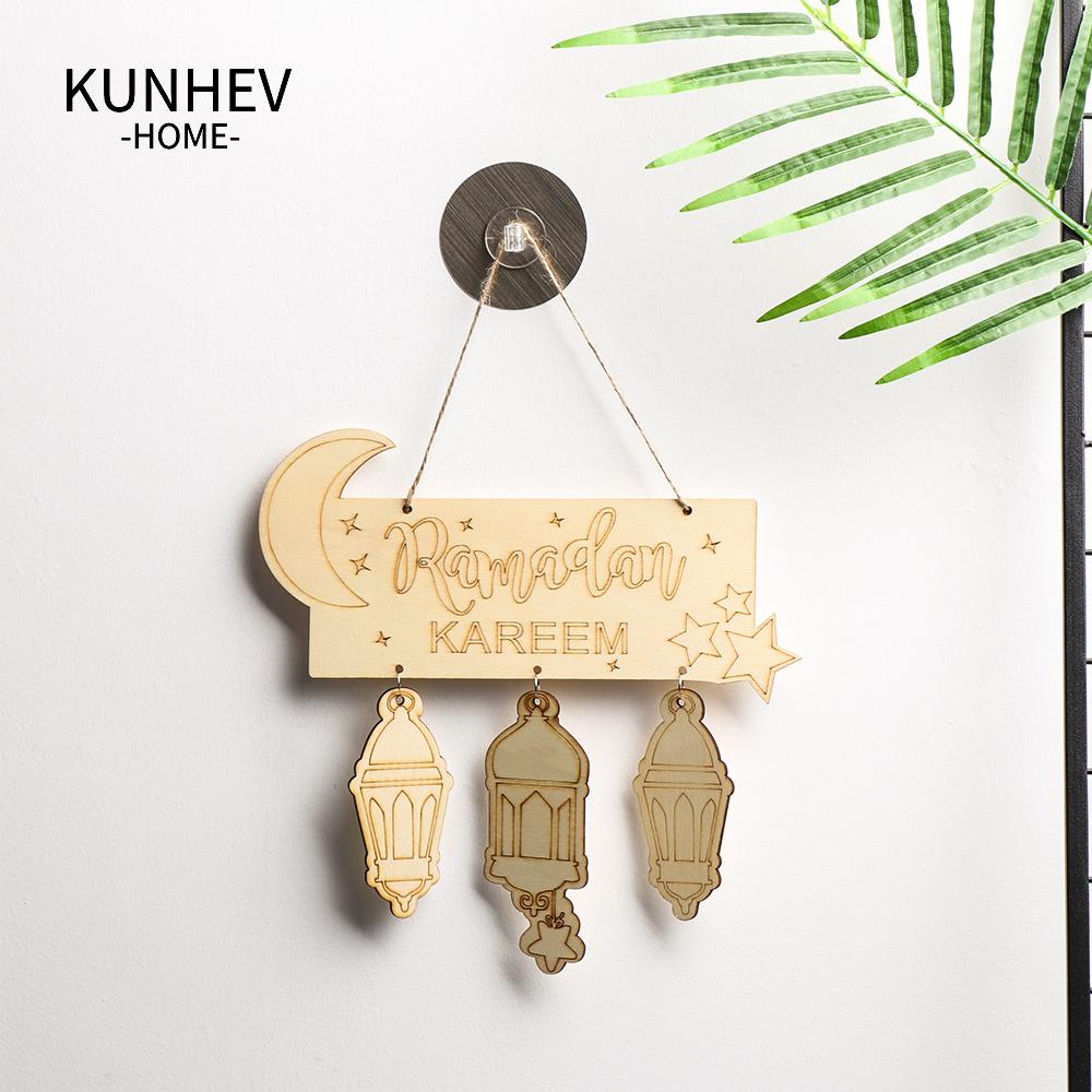 KUNHEV Lồng Đèn Kareem Thủ Công Treo Trang Trí Nhà Cửa / Tiệc Cưới Thời Trang