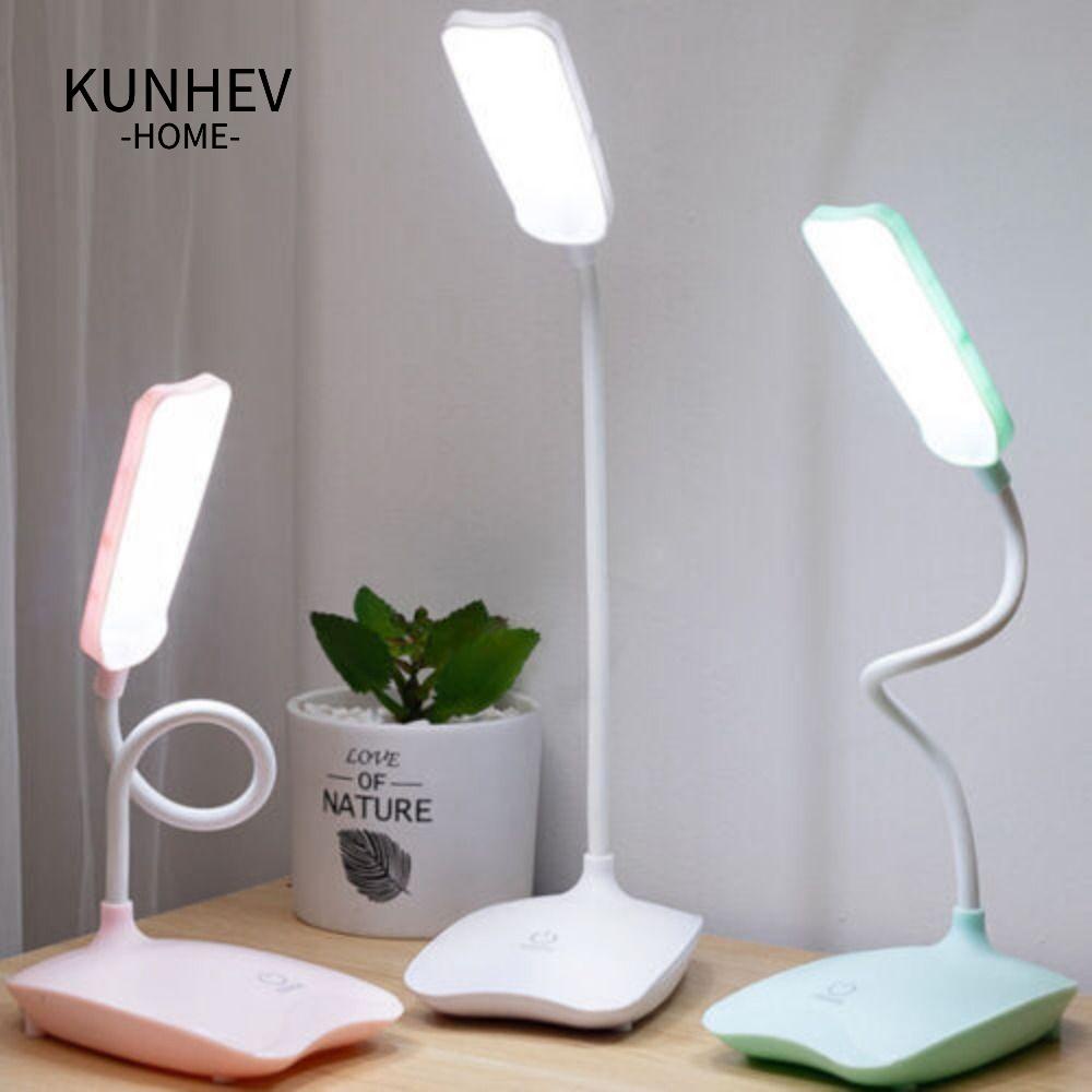 KUNHEV Đèn LED Hoa Mẫu Đơn Có Thể Điều Chỉnh Độ Sáng 360° Công Tắc Cảm Ứng Bảo Vệ Mắt Tiện Dụng
