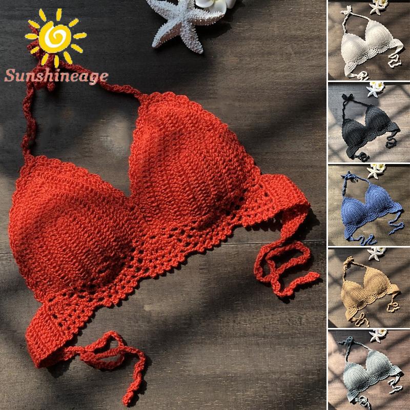 Áo Mặc Ngoài Bikini Bằng Cotton Pha Phối Họa Tiết Thủ Công 6 Màu Thoải Mái Thời Trang Mùa Hè Cho Nữ