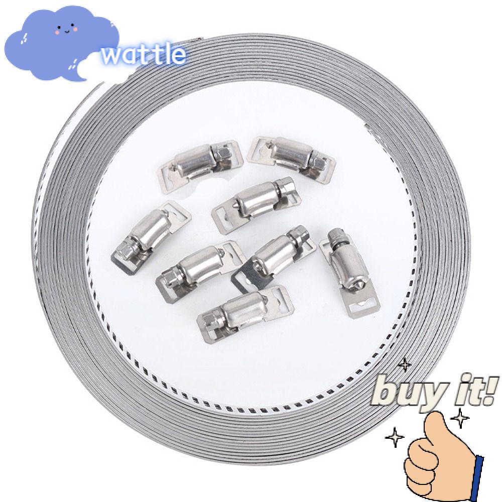 Kẹp Ống Dẫn Nước Bằng Thép Không Gỉ 304 Có Thể Điều Chỉnh Tiện Dụng