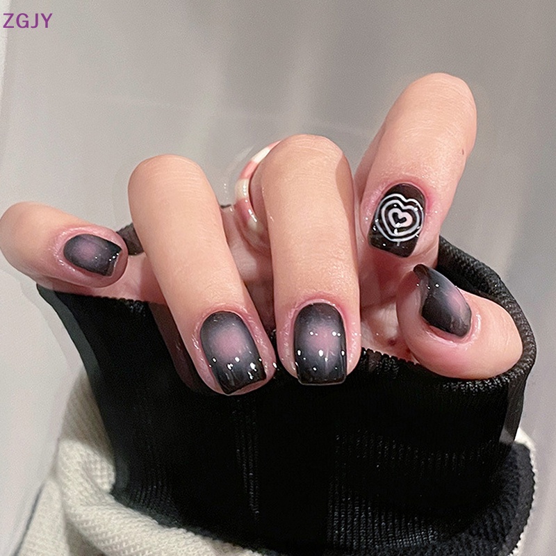 Set 24 Móng Tay Giả Chống Nước Toàn Diện Tháo Rời Được Kèm Phụ Kiện Mới