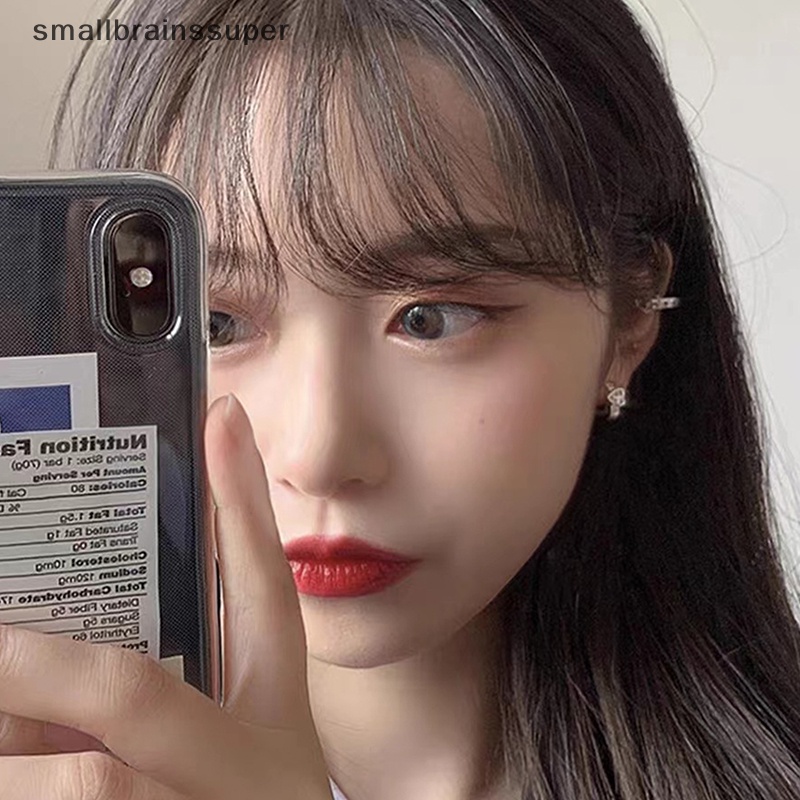 Khuyên Tai Kẹp Thắt Lưng Hình Trái Tim Không Đục Lỗ Thời Trang Punk Cá Tính Dành Cho Bạn Nữ / Quà Giáng Sinh / Tiệc Tùng SBS