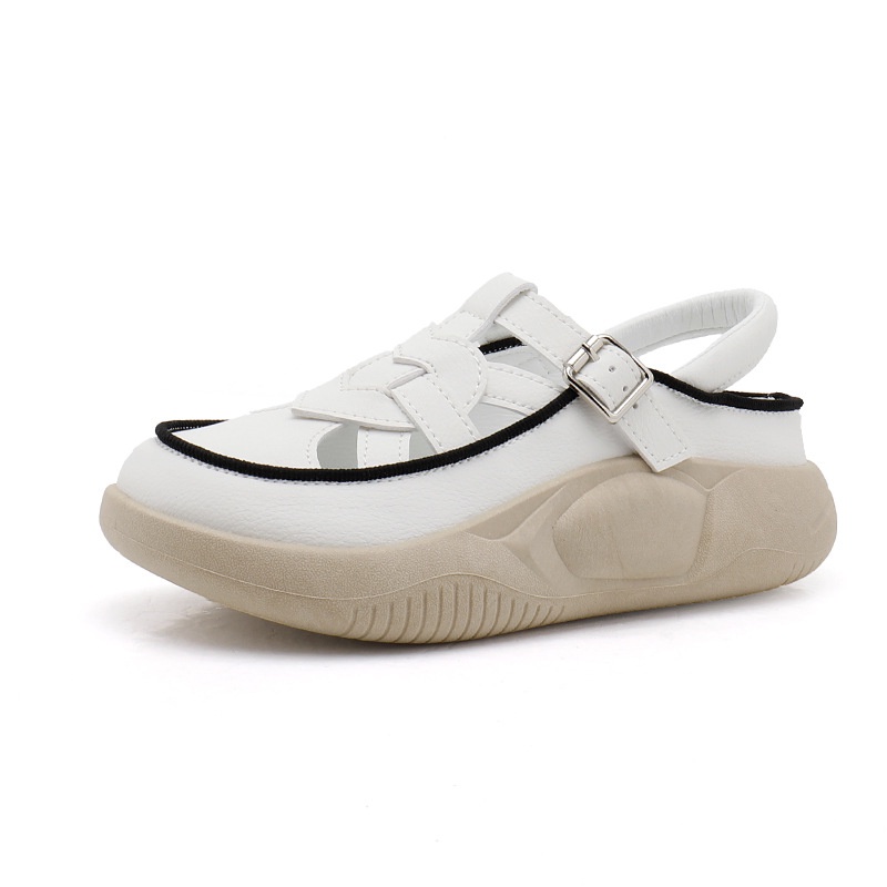 Sandal Đi Biển Đế Dày Thiết Kế Mới Đơn Giản Thời Trang Mùa Hè Theo Phong Cách retro-AA0620