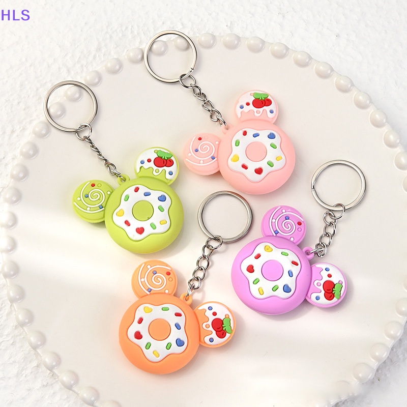 Móc Khóa Hình Bánh Donut Độc Đáo Trang Trí Giáng Sinh Năm Mới