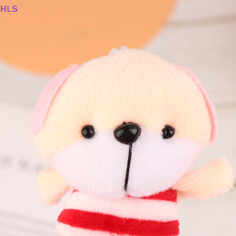 Set 2 Móc Khóa Búp Bê Nhồi Bông Mini 6-10cm Dễ Thương