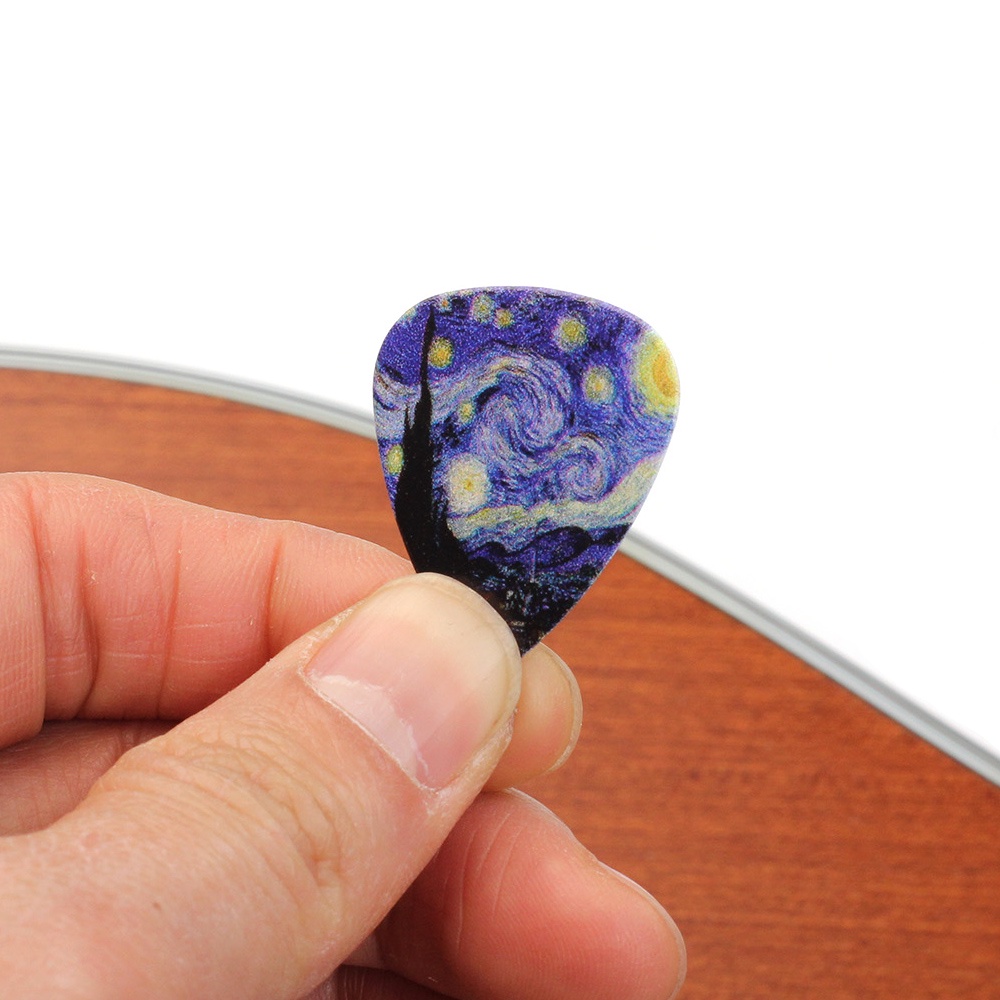 Bộ 3 Miếng Gảy Đàn Guitar 0.46mm 0.71mm 0.96mm Starry Sky