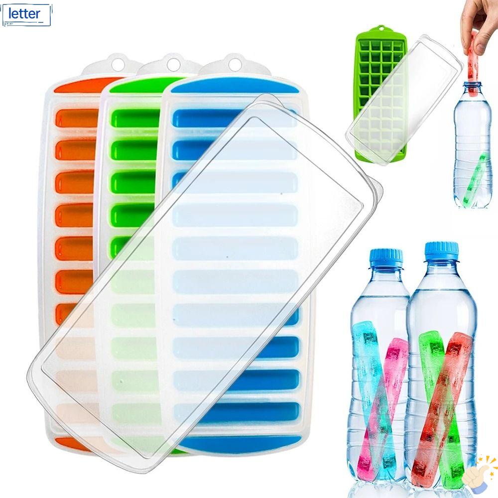 LET Khay Làm Đá Viên Có Nắp Đậy DIY Dành Cho Trẻ Em