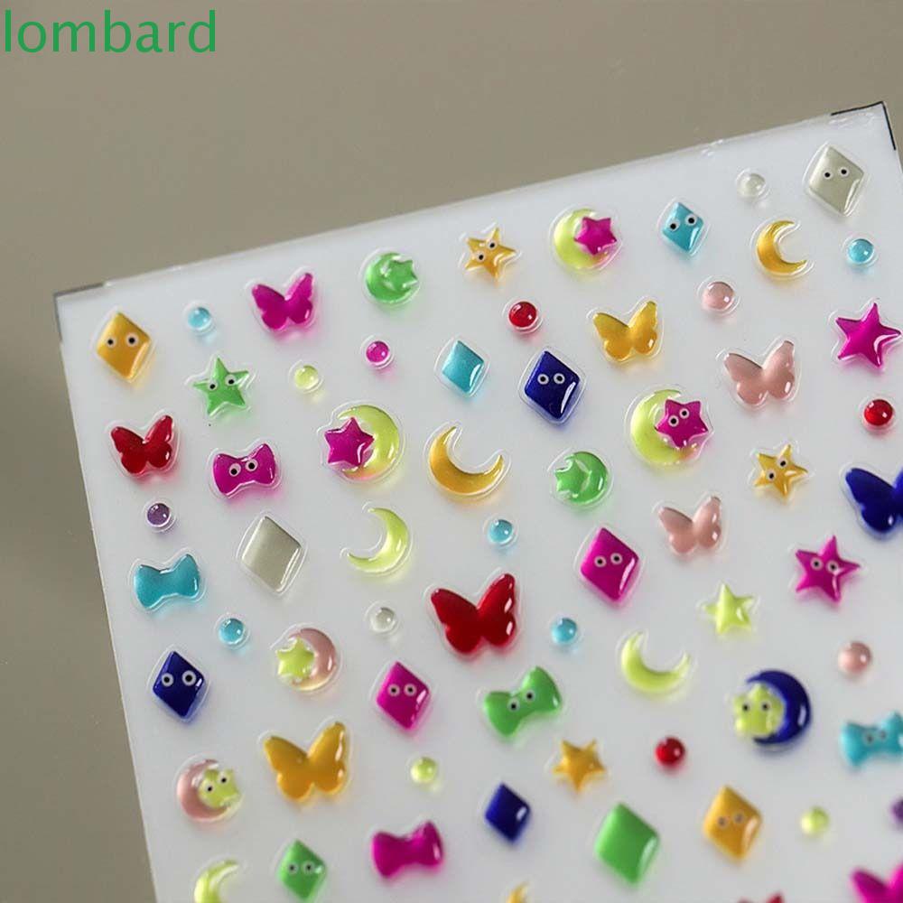 Miếng Dán Trang Trí Móng Tay Hình Bướm Hoạt Hình Cho Salon