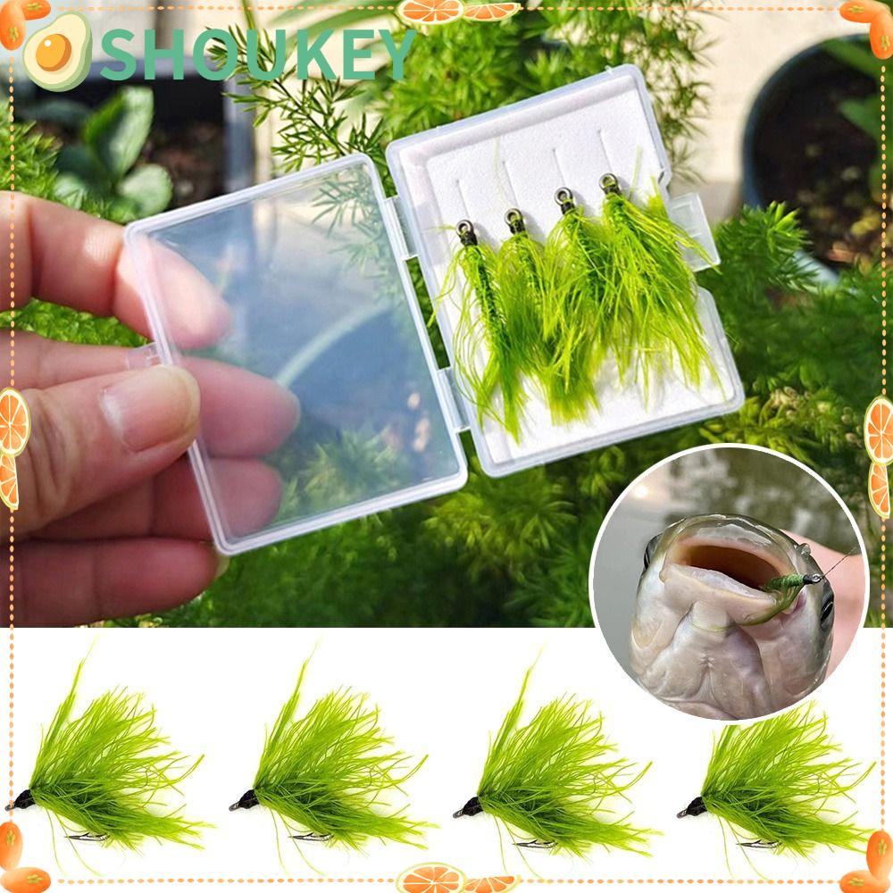 SHOUKEY Set 4 Móc Câu Cá Chuyên Dụng