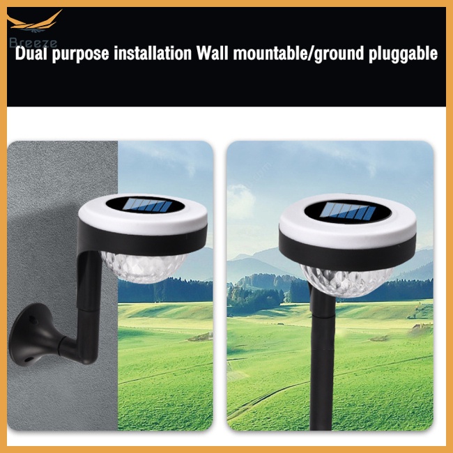 Đèn Led Nhiều Màu Chống Nước Sử Dụng Năng Lượng Mặt Trời Trang Trí Lối Đi Sân Vườn