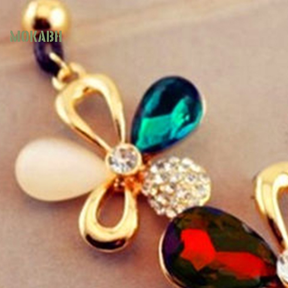 [Mok Abh] Vòng Cổ Choker Nhiều Màu Sắc Họa Tiết Hình Hoa Thời Trang