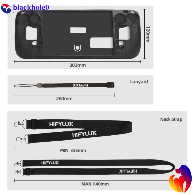 Vỏ Silicon Chống Trầy Chống Trượt Kèm Dây Đeo Dành Cho Bảng Điều Khiển Hơi Nước