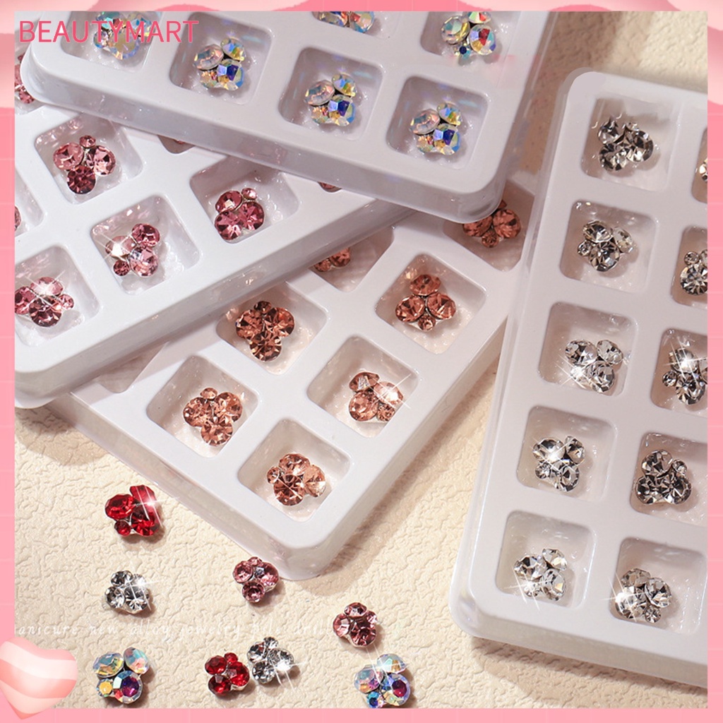 Set 5 Phụ Kiện Đính Đá 3D Trang Trí Móng Tay Nghệ Thuật DIY