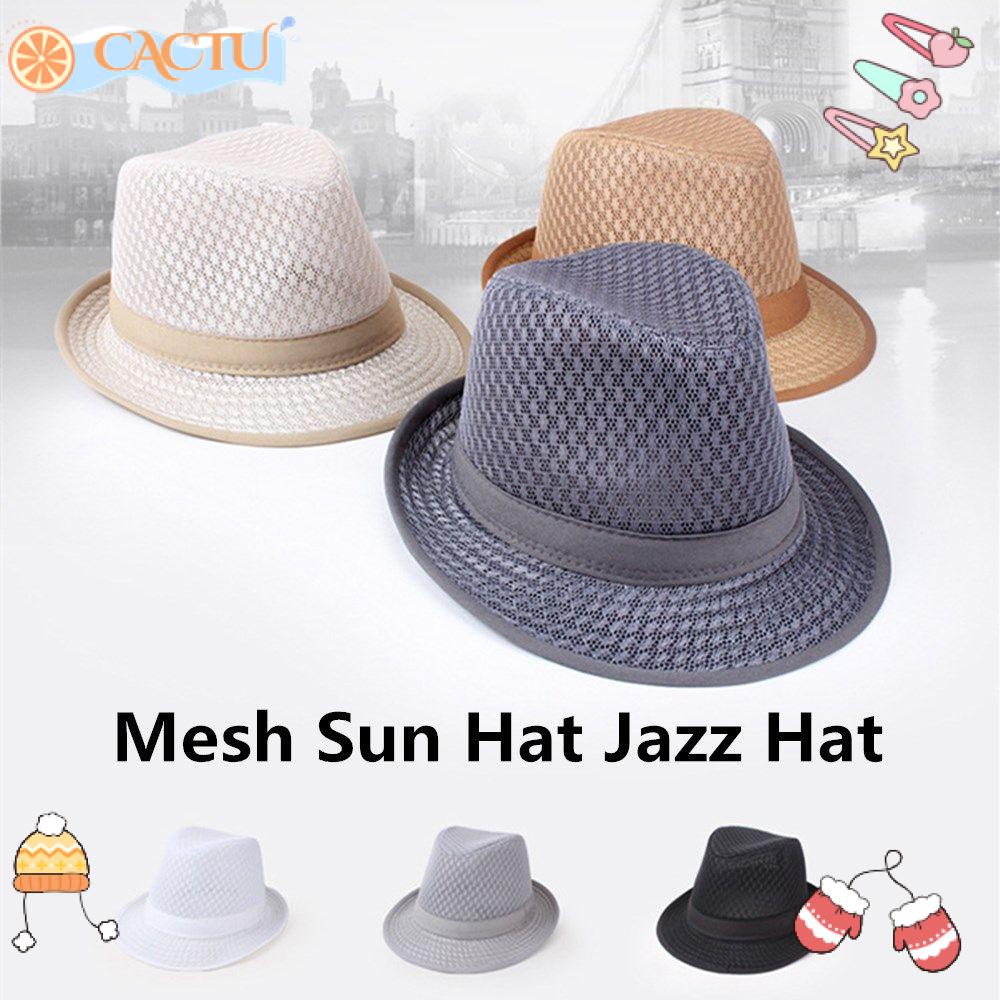 CACTU Mũ Tai Bèo Phối Lưới Thoáng Khí Thời Trang Cho Nam