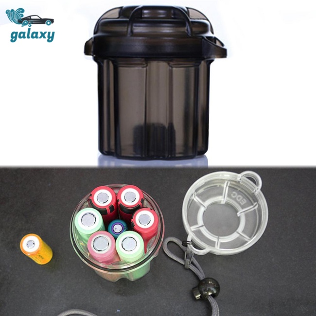 Galaxy Hộp Đựng Pin Gọn Nhẹ Chống Rơi Tiện Dụng Mang Theo Du Lịch Cắm Trại