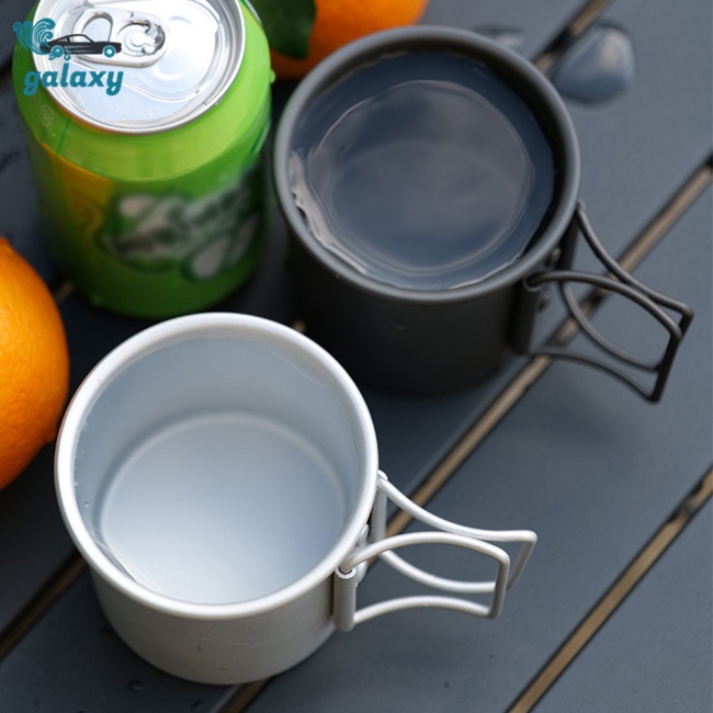 Galaxy Cốc Uống Nước 300ml Bằng Nhôm Có Thể Gấp Gọn Tiện Dụng Mang Theo Du Lịch Dã Ngoại