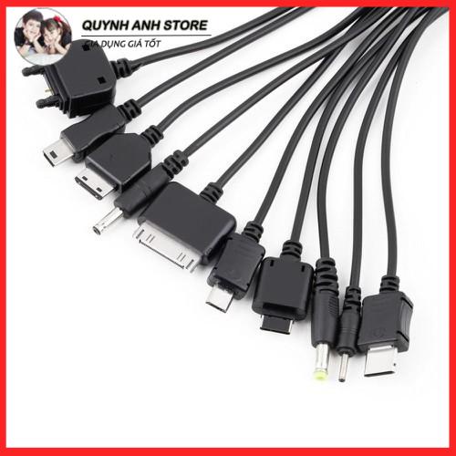 DÂY CÁP SẠC ĐA NĂNG 10 ĐẦU CỔNG USB