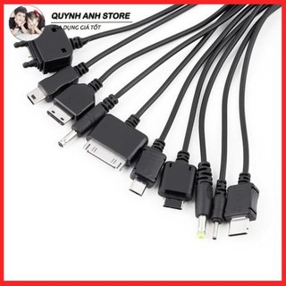 DÂY CÁP SẠC ĐA NĂNG 10 ĐẦU CỔNG USB