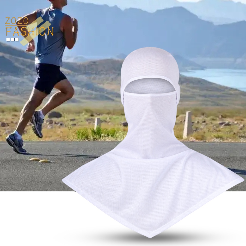 Khăn Choàng Cổ Chống Nắng Độ Co Giãn Cao Bảo Vệ Mặt Dành Cho Nam Nữ Hoạt Động Ngoài Trời