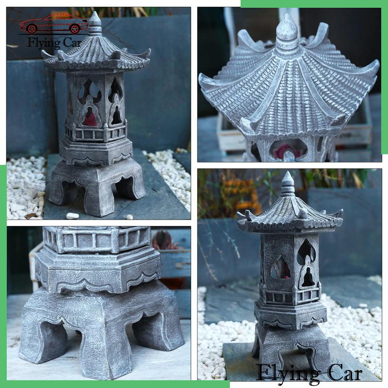 [Lzdjfmy2] Đèn Lồng Năng Lượng Mặt Trời Bằng Polyresin Cho Lối Đi Nông Trại