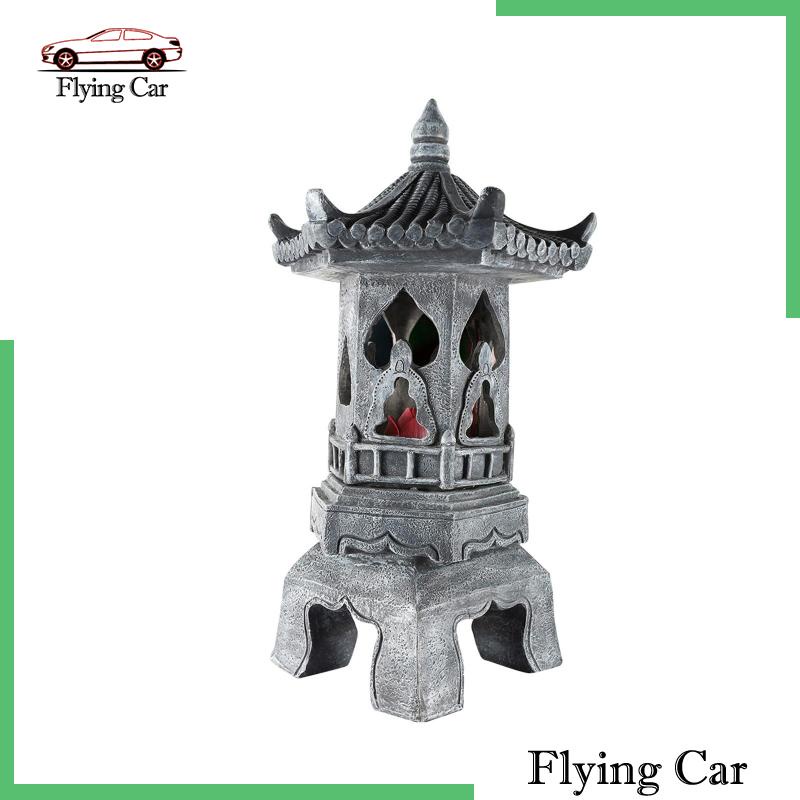 [Lzdjfmy2] Đèn Lồng Năng Lượng Mặt Trời Bằng Polyresin Cho Lối Đi Nông Trại