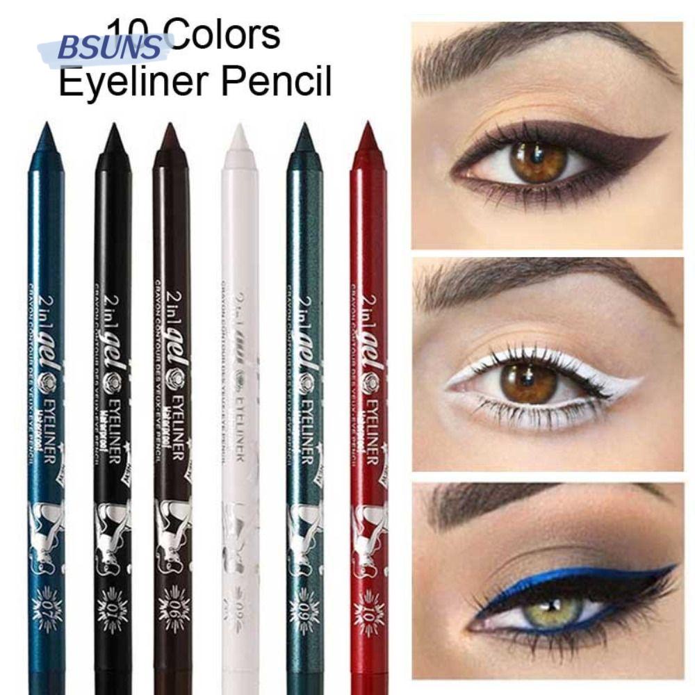 Bút Kẻ Mắt Dạng Gel Nhiều Màu Tùy Chọn Lâu Trôi Nhanh Khô Dành Cho Nữ