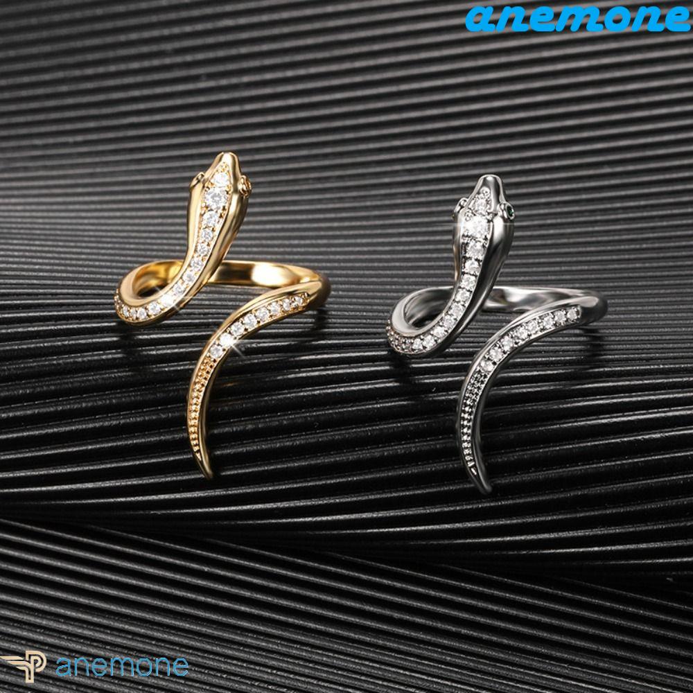 Nhẫn Hình Rắn Bằng Thép Không Gỉ Sang Trọng Cho Bé Trai