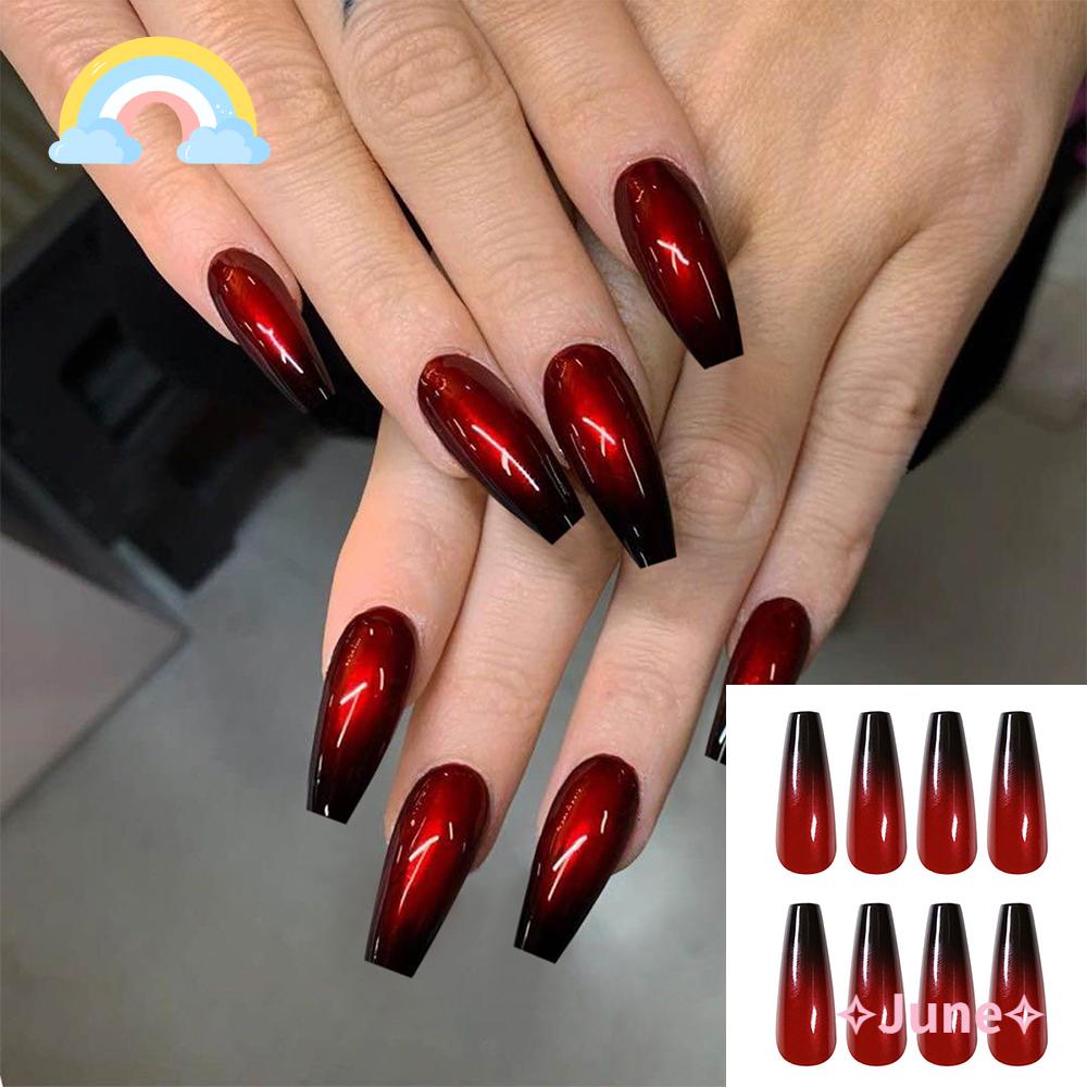 JUNE Móng Tay Giả Thời Trang Cho Nữ