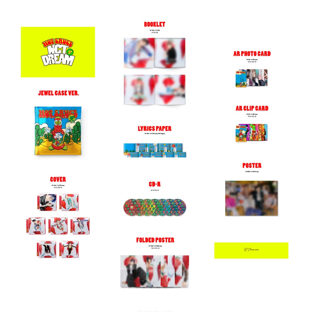 NCT DREAM - HOT SAUCE  Jewel Case Ver.