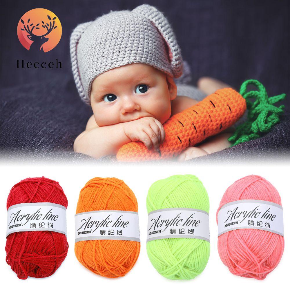 HECCEH Cuộn Len Đan Mềm Mại Dày Dặn Màu Cầu Vồng Dùng Làm Đệm Ghế Sofa