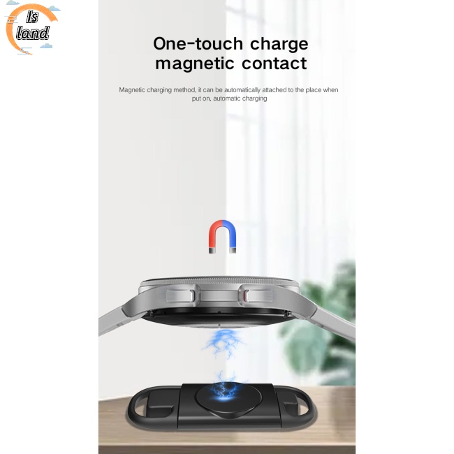 Đế Sạc Từ Tính Không Dây Usb Typ-c Cho Đồng Hồ Samsung Watch4 / active3 / watch2